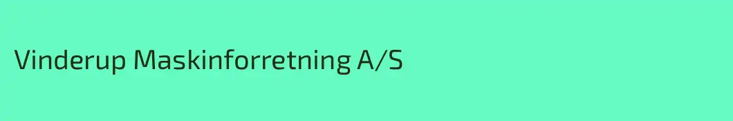 Vinderup Maskinforretning A/S